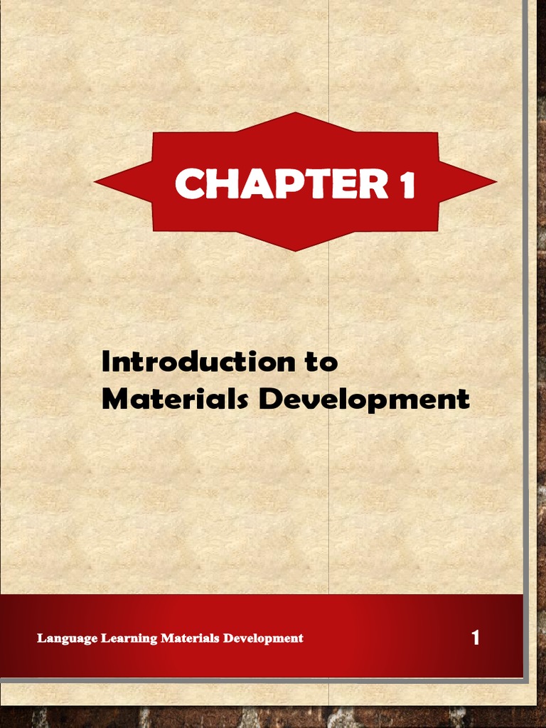 Understanding Materials Development | PDF | Learning | Language Education