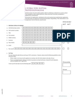 Cisi Application Form For Initial Certificate of Professionalism