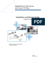 Installation and Service Guide: Xerox Integrated Fiery Color Server For The Xerox Color C75 Press