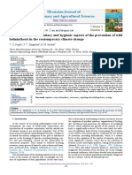 Environmental and Sanitary and Hygienic Aspects of The Prevention of Wild Helminthosis in The Contemporary Climate Change