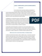 Paises Desrrollados y Subdesarrollados Economicamente 02