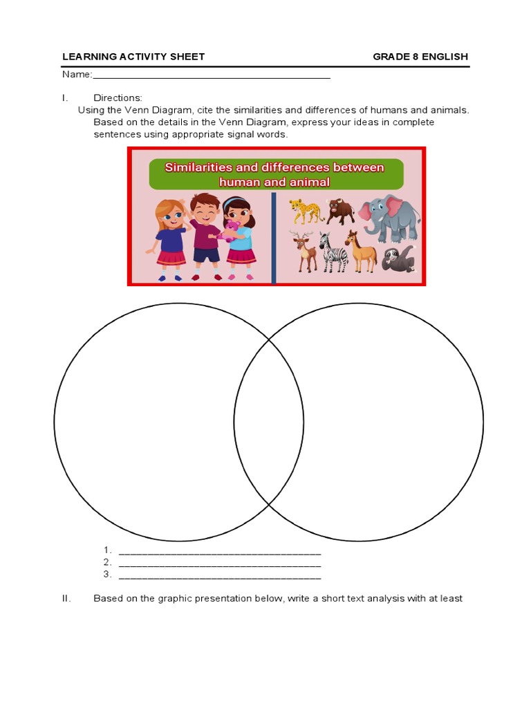 Learning Activity Sheet Grade 8 English | PDF | Career & Growth