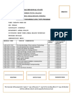 SOMALI  REGIONAL  STATE  TRANSCRIPT