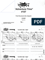 "Adventure Time" Original Short Storyboard