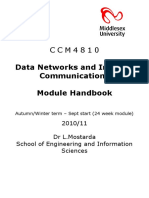 Data Networks and Internet Communications Module Handbook