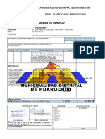 Orden de Servicio Losa Deportiva