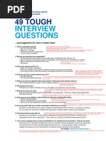 49 Tough Interview Questions