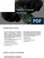Ch9: Vehicle Control Systems