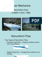 River Mechanics: Nonuniform Flow Chapter 4 (Graf, 1998)