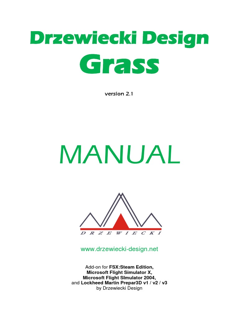 Drzewiecki Design Grass MANUAL | PDF | License | Software Development
