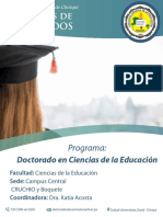 Estudios de Posgrados: Programa
