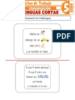 Trabalenguas Cortas para Ninos de 5 Anos