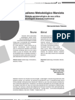 Crítica Ao Individualismo Motodológico Marxista - Fabio Lacerda