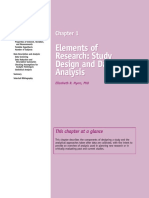 Elements of Research: Study Design and Data Analysis