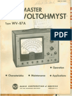 RCA Master Voltohmyst WV-87A