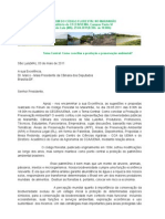 Propostas e sugestões do Fórum do Código Florestal no Maranhão a Câmara dos Depatados em Brasília.