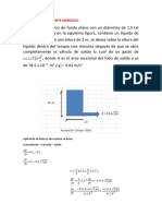 Resolver El Siguiente Ejercicio:: Aplicando El Balance de Materia Se Tiene: Acumulación Entrada - Salida