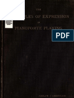 The Principles of Expression in Pianoforte Playing (Adolph Chris Ti Ani)