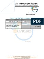 C-NEToran Technologies VSAT INTERNET LINK QUOTE 4-10-2021