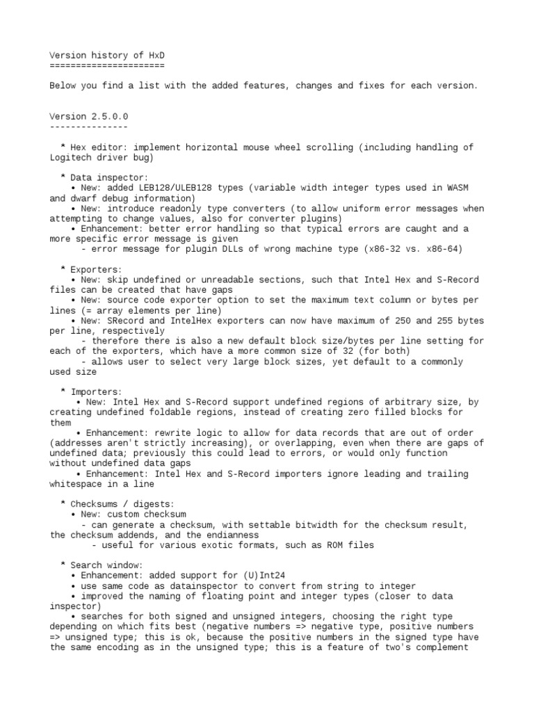 Change Log | PDF