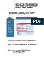 Port Forwarding Dlink G604T