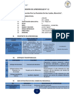 Sesión de Aprendizaje #12 - Unidad 2