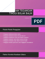 Pengujian Tegangan Tinggi Bolak Balik