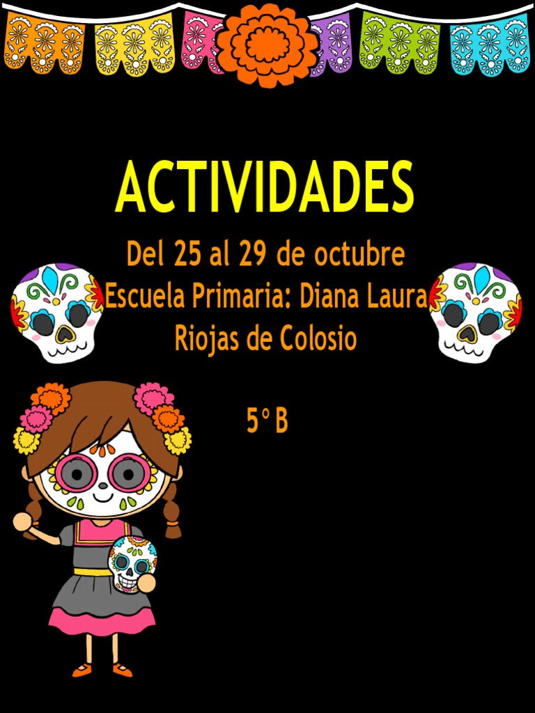 Actividades escolares del 25 al 29 de octubre | PDF | Alimentos | Té