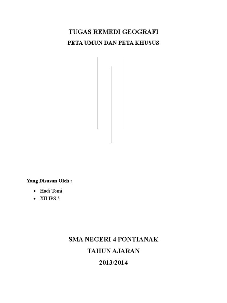 Peta Umum Dan Peta Khusus Geografi Pdf
