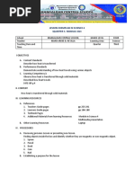 Lesson Plan Class 7 | PDF | Heat | Lesson Plan