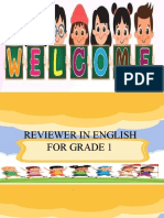ENGLISH 1 - REVIEWER