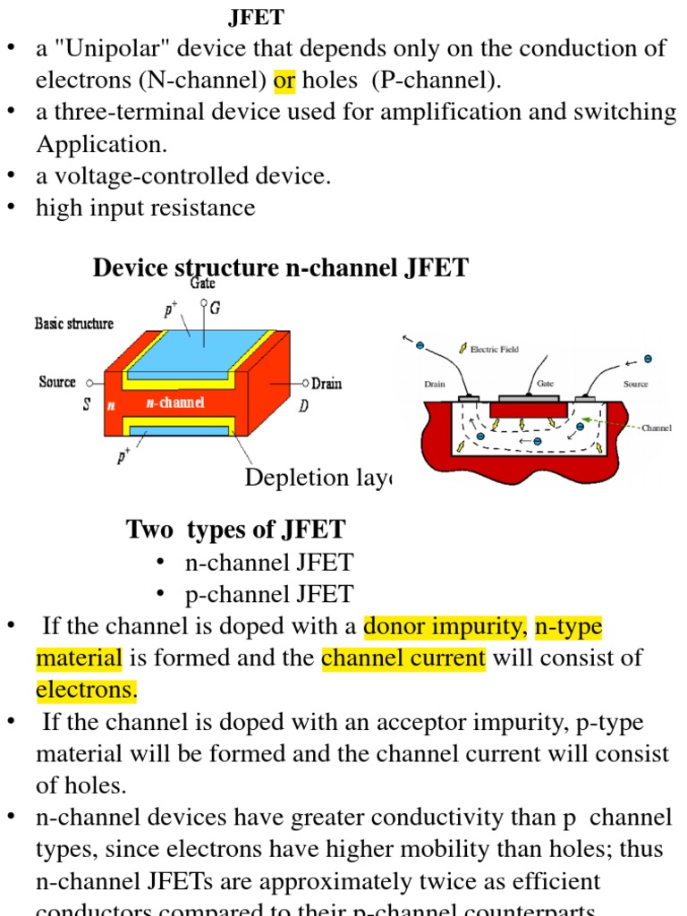 JFET Characteristics and Operation | PDF | Field Effect Transistor ...