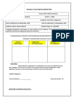 Best Part: Evaluation Parameters: (Parameters On Which Student Is To Be Evaluated-To Be Mentioned by Students As