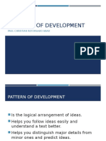 Patterns of Development: Paul Christian Reforsado Abad