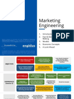 Marketing Engineering: 2. Fact & Data Based Decision Making 3. Models 4. Economic Concepts 5. A Look Ahead