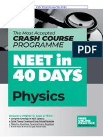 Neet in 40 Days Physics