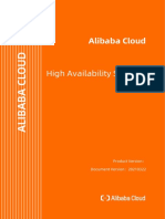 Alibaba Cloud Solution High Availability Solution 20210322-Updated