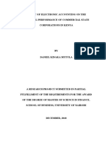 Mutula - Effect of Electronic Accounting On The Financial Performance of Commercial State Corporations in Kenya