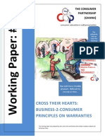 Final- Cross Their Hearts- Business-2-Consumer Principles on Warranties