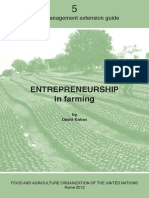 Entrepreneurship in Farming: Farm Management Extension Guide