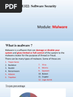 SWE322: Software Security: Malware