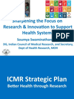 Sharpening The Focus On Research & Innovation To Support Health Systems