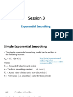 Session 3&4 - Exponential Smoothing & Decomposition