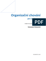 Gigalova Organizacni Chovani Pro Andragogy 2013