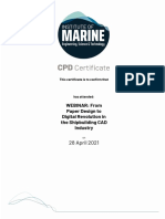 CPD Certificate - From Paper Design To Digital Revolution in The Shipbuilding CAD Industry - 280421