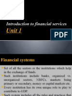 Introduction To Financial Services: Unit 1