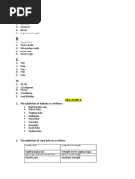 The Subdivision of Kalabala Is As Follows