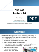 Tech Startups: Slides Created by Marty Stepp