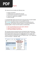 Automatic Payment Program : Accounting