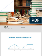 Math 101: Analysis of Functions